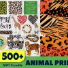 500 Animal Print Svg Bundle, Wild Animal Svg, Animal Print Svg