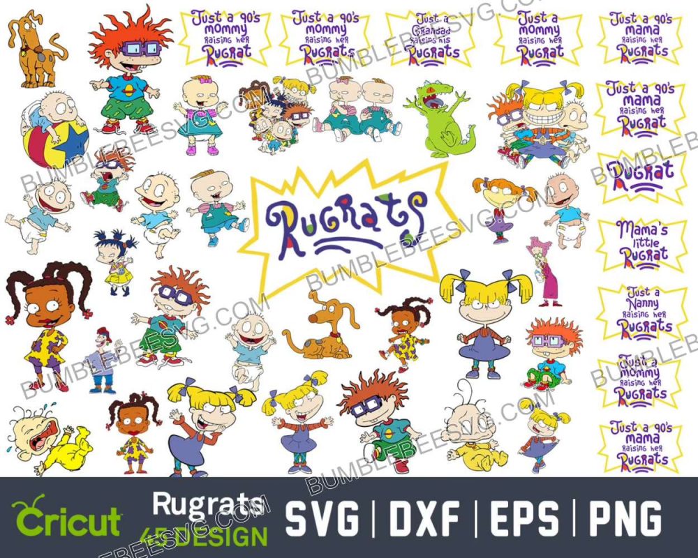 45 Rugrats Svg Bundle Rugrats Svg Rugrats Cricut Rugrats Dxf 3647