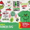 370 Grinch Svg Bundle, Grinch Svg, Christmas Svg, Xmas Svg