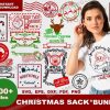 100 Santa Sack Svg Bundle, Special Delivery Svg