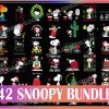 42 Christmas Snoopy Png Bundle, Snoopy Christmas Png