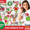 1500 Grinch Svg Bundle, Grinch Svg, Christmas Svg, Xmas Svg