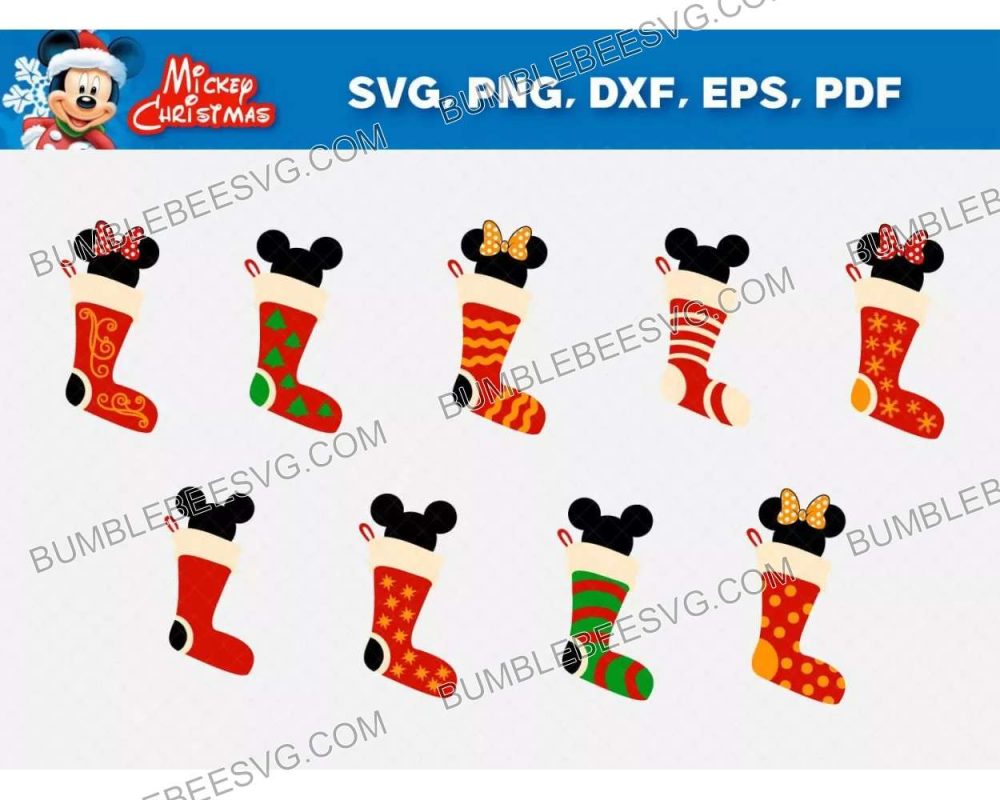 53 Mickey Christmas Svg Bundle Christmas Svg Xmas Svg 4262