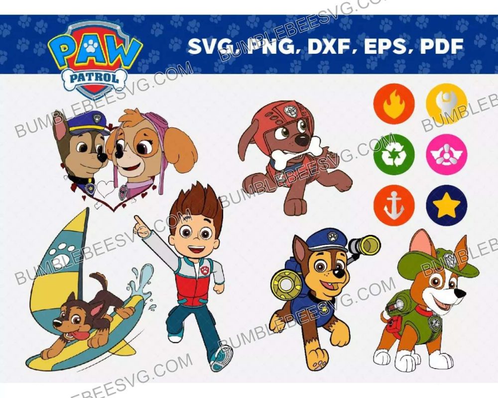 Paw Patrol SVG Images: Unleashing the World of Adventure Bay