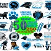 50 Carolina Panthers Svg Bundle, Carolina Panthers Svg