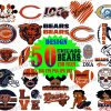 50 Chicago Bears Svg Bundle, Chicago Bears Svg