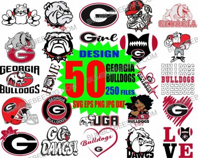 50 Georgia Bulldogs Svg Bundle, Georgia Bulldogs Svg