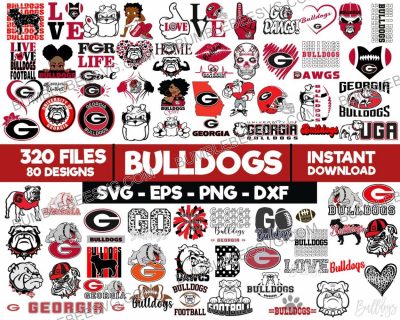 80 Georgia Bulldogs Svg Bundle, Georgia Bulldogs Svg