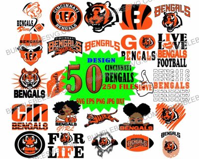 50 Cincinnati Bengals Svg Bundle, Cincinnati Bengals Svg
