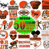 50 Cleveland Browns Svg Bundle, Cleveland Browns Svg