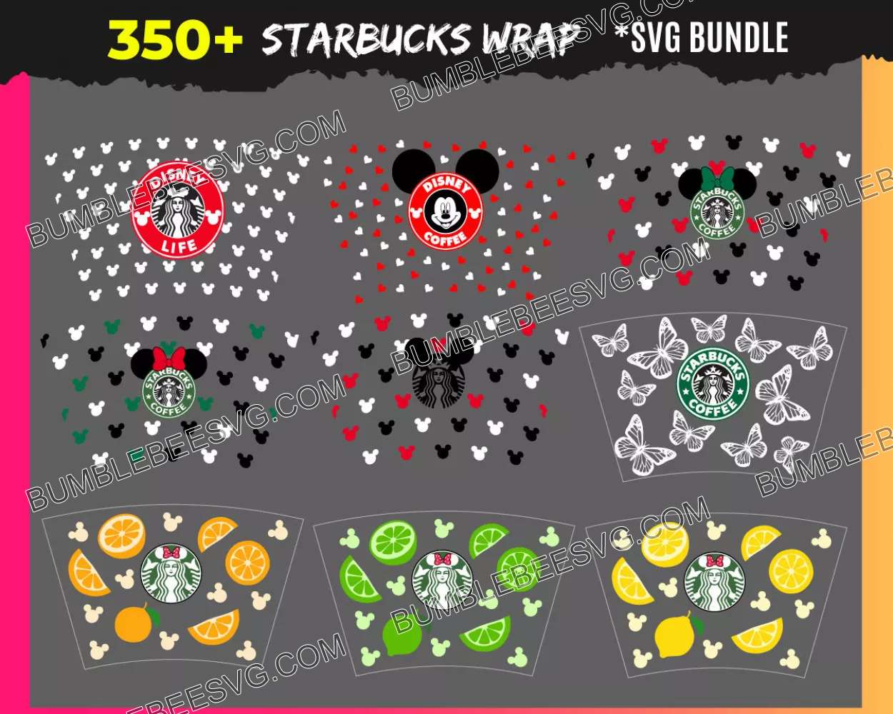 350 Starbucks svg bundle,Starbucks Wrap svg, Starbucks bundl - Inspire  Uplift