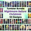 20 Nightmare Straight And Tapered Tumbler Png Bundle