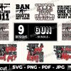 9 Gun Png Bundle, 2nd Amendment Png, Second Amendment Png